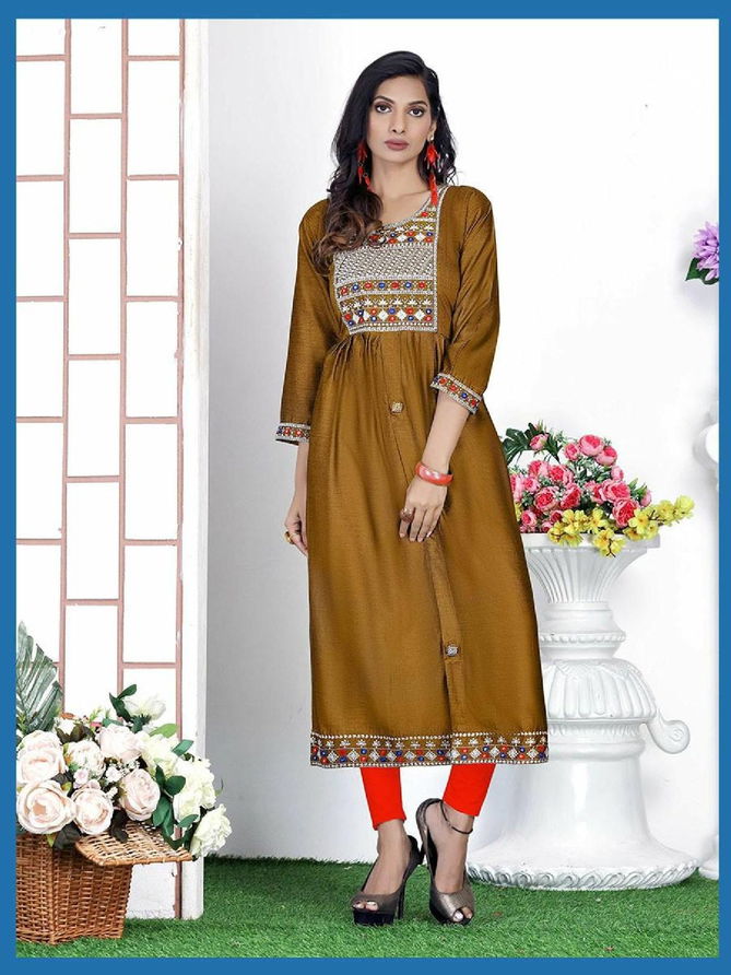 Beauty Queen Blue Bell New Exclusive Wear Designer Fancy Kurti Collection